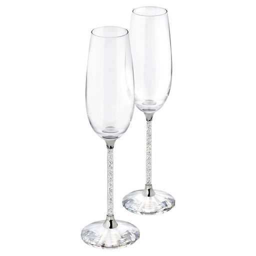 Swarovski Crystalline Toasting Flutes (Set of 2)