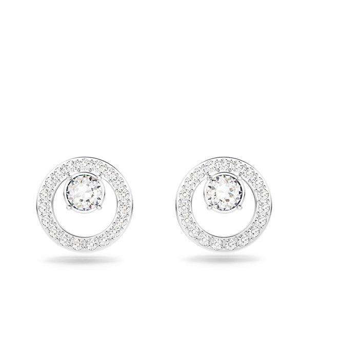 Swarovski Swarovski Creativity stud earrings, White, Rhodium plated - Time After Time Watches