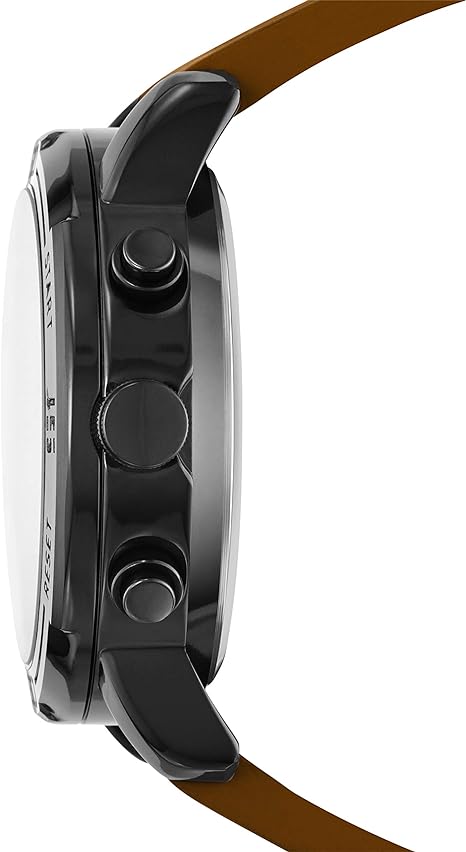 Skechers Men's Redlands Black & Brown Leather SR5153 — Time After Time