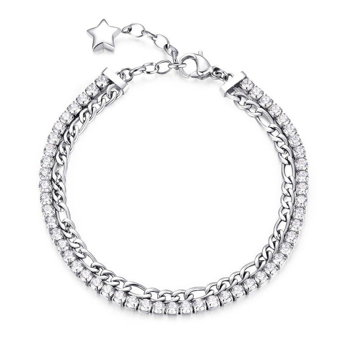Brosway Italia Brosway Italia Desideri Double Tennis Bracelet BEI045 - Time After Time Watches