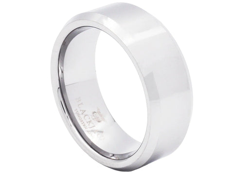 Blackjack Jewelry Blackjack Men's Tungsten Band Ring BJRT01WS - Time After Time Watches