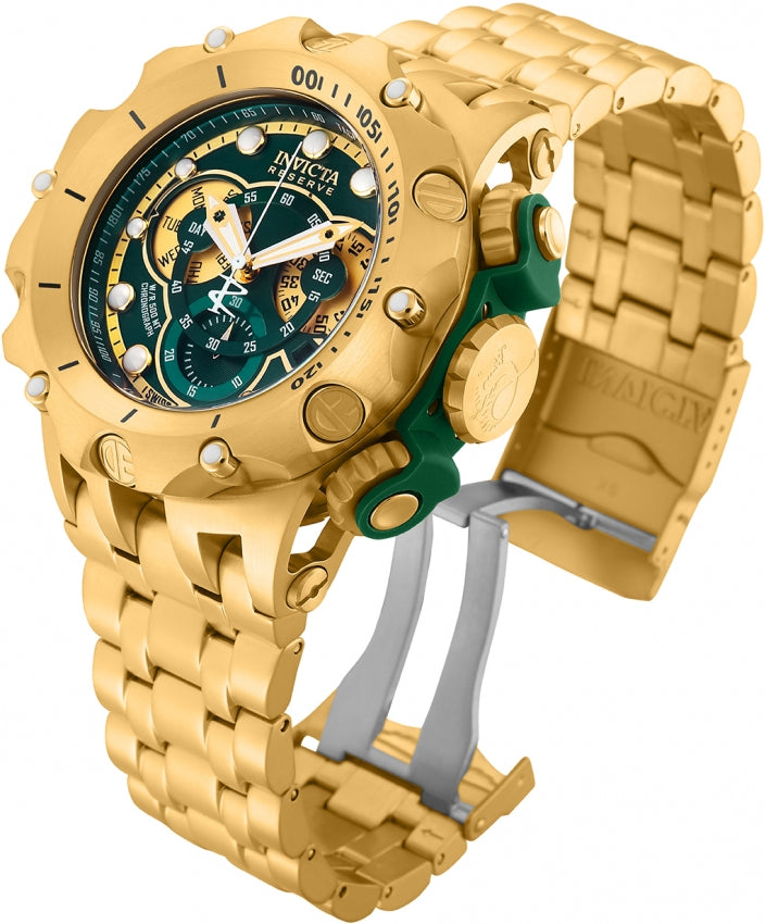 Invicta Reserve Venom Gold & Green Tone 27793 — Time After Time