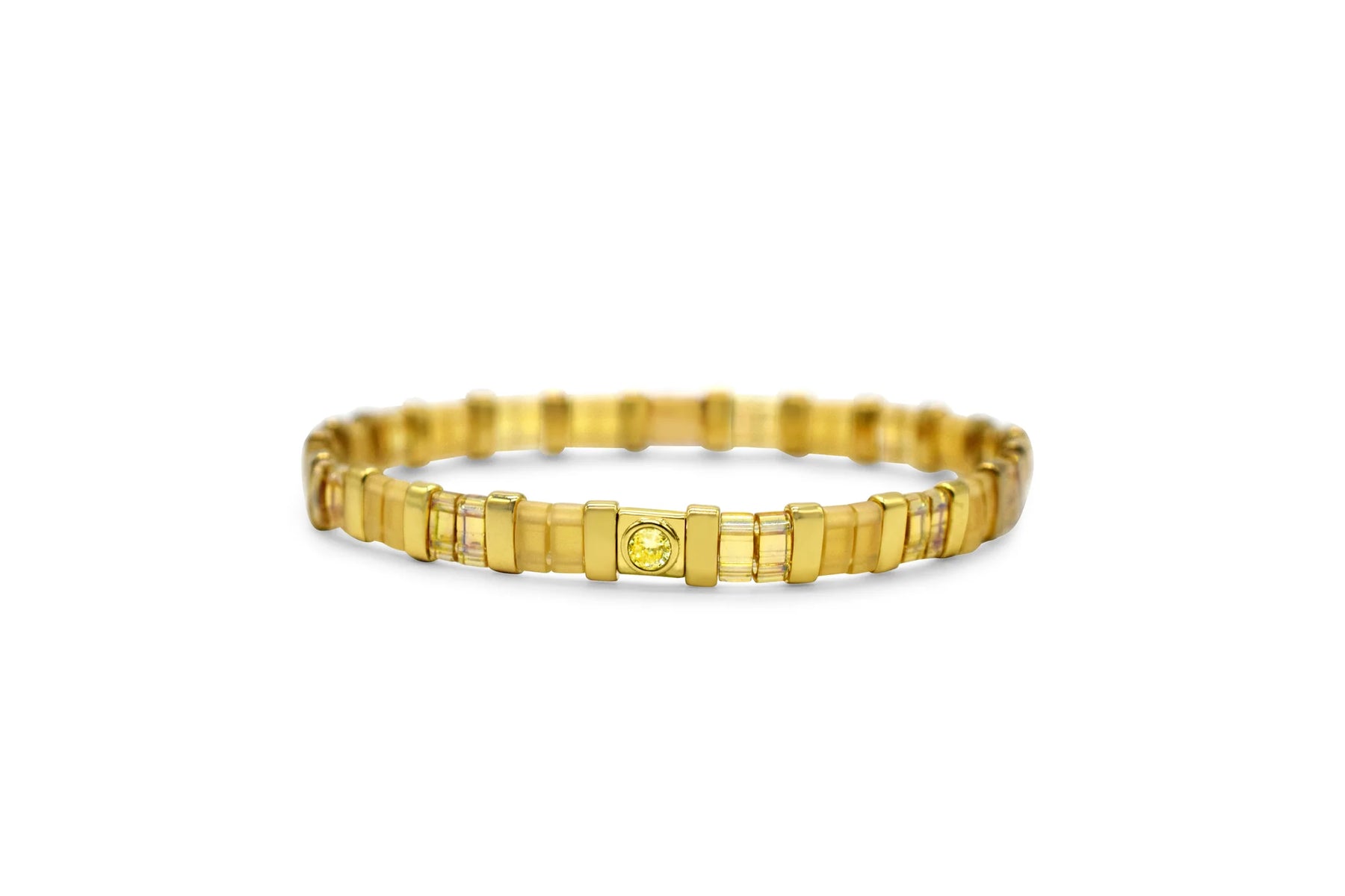 Skylar Paige Skylar Paige - Citrine / November - So Colorful Tila Bracelet - Time After Time Watches
