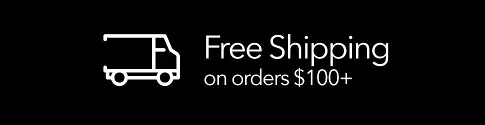 Free Shipping on Orders $100+