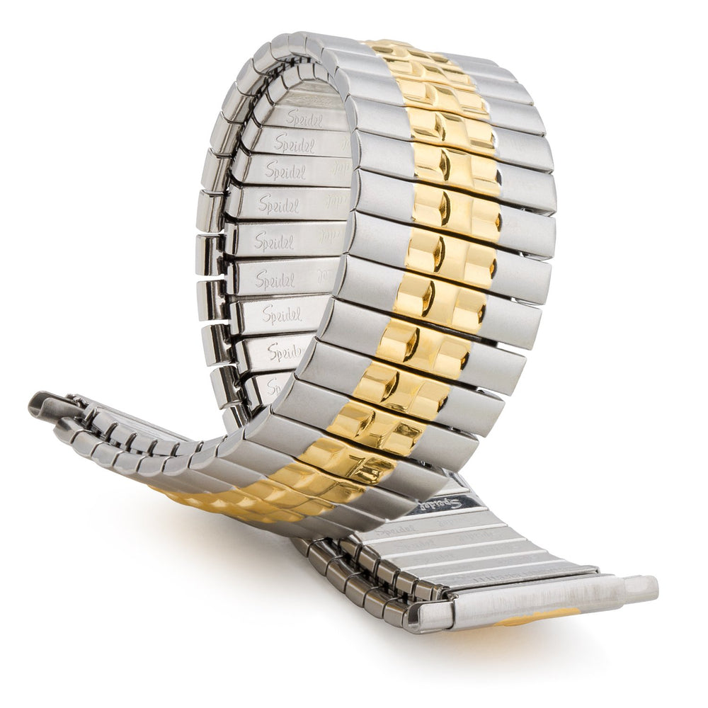 Speidel Men's Twist-O-Flex 16-22MM Adjustable Curved and Straight End - Time After Time Watches