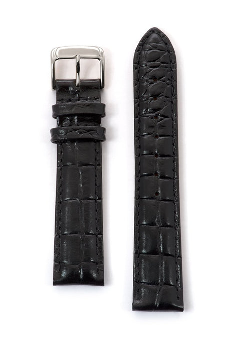 Speidel Men's Alligator Grain Leather Band in Black, Brown, Red and White - Time After Time Watches