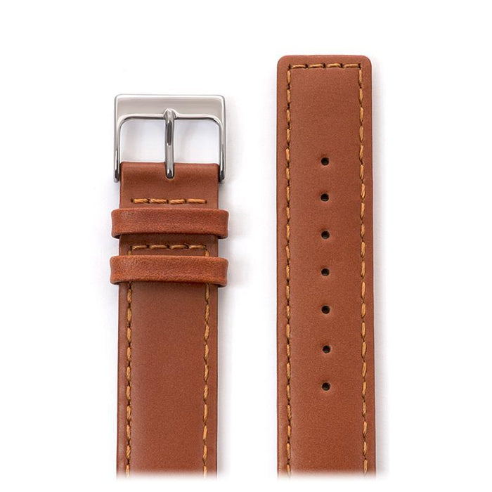 Speidel Men's Square Tip Padded Oiled Leather Band in Black, Brown and Honey - Time After Time Watches