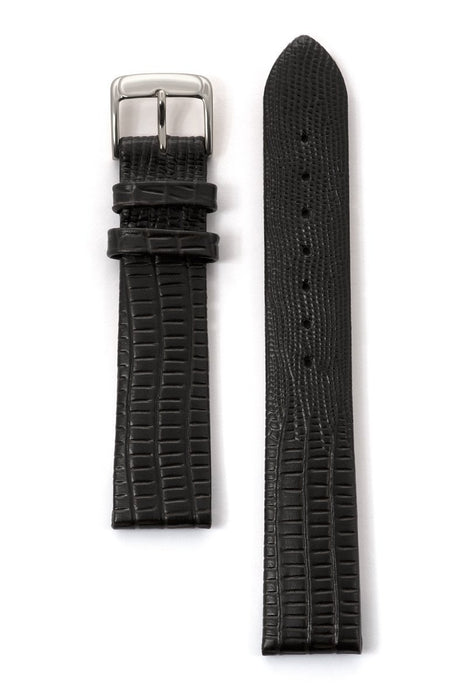 Speidel Men's Gator Lizard Grain Leather in Black and Brown - Time After Time Watches