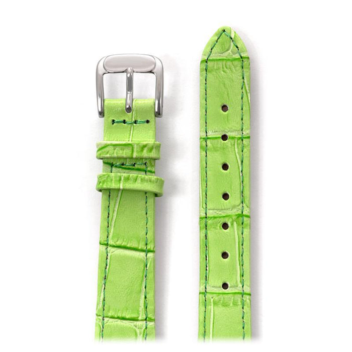 Speidel Ladies Alligator Grain Band in Black, Brown, Red , Green - Time After Time Watches