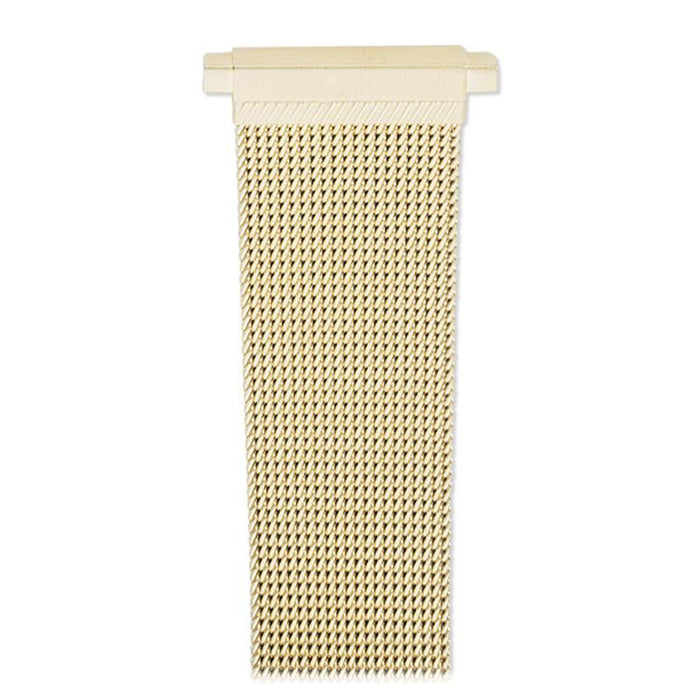 Speidel Mens 18-22MM Stainless Steel Mesh Band with Straight Adjustable End in Gold, Silver or Black - Time After Time Watches