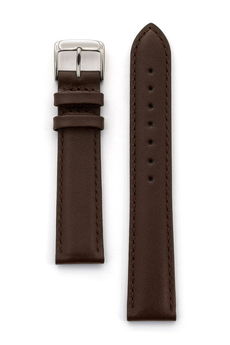 Speidel Men's Stitched Calfskin Leather Band in Black, Brown, Navy and Gray - Time After Time Watches