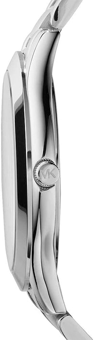 Ladies Michael Kors stainless steel. Hour, Minute and Second Hands, slim style.