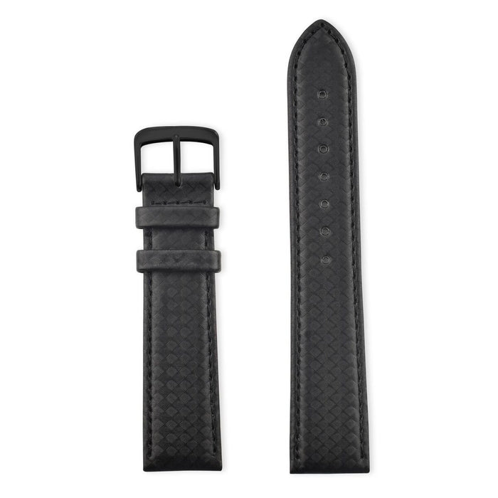 Speidel Mens Carbon Fiber Leather Watchband - Time After Time Watches