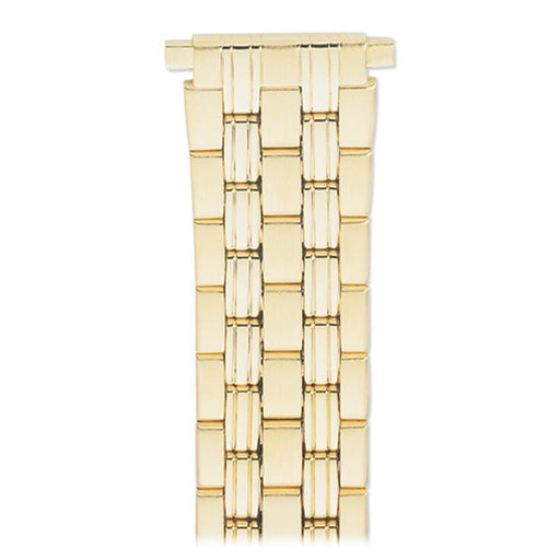 Speidel Men's 18-22MM Wrapped Link Straight Adjustable End Band with Removable Links for Sizing in Silver, Gold and Dual Tone - Time After Time Watches