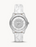 Oversized Runway Dive Pavé Silver-Tone and Logo Watch