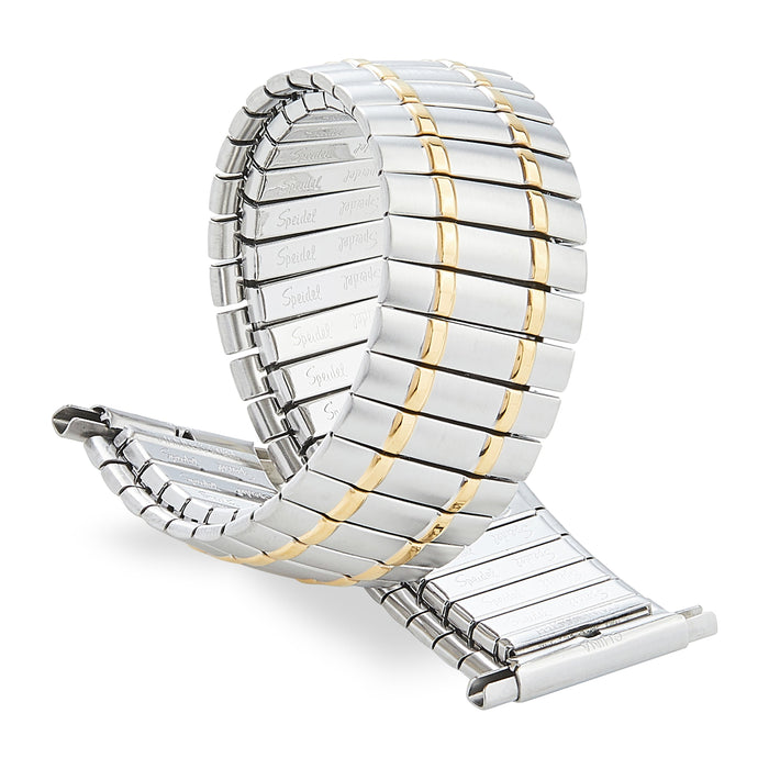 Speidel Men's Twist-O-Flex  18-24MM Adjustable End Bands - Time After Time Watches