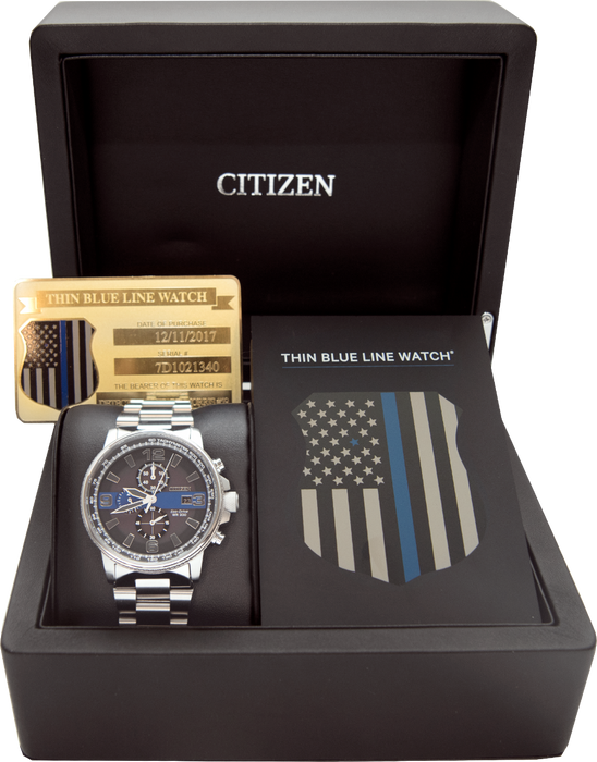 Citizen Thin Blue Line Watch CA0291-59E