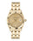 Greca Time Mens 41MM IP Yellow Gold Watch Gold Dial and Bracelet