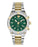 V-Sporty Greca 46MM Two-Tone Watch Green Dial Two Tone Bracelet