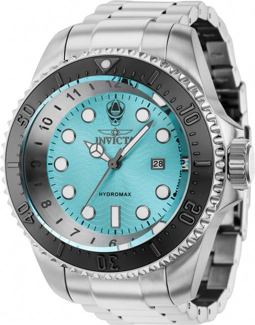 Invicta Men's Hydromax Light Blue Dial SS Bracelet - 37593