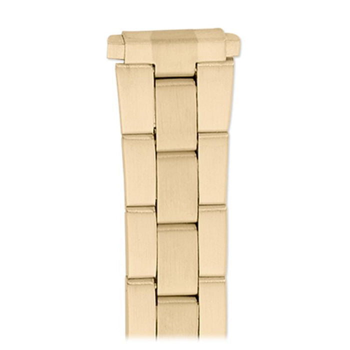 Speidel Ladies'  12-16MM Straight Adjustable End Wrapped Link Band in Dual Tone, Gold and Silver - Time After Time Watches