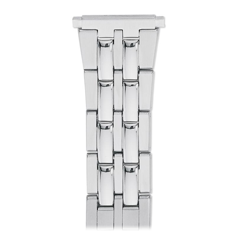 Speidel Men's 18-22MM Wrapped Link Straight Adjustable End with Removable Links for Sizing in Silver, Gold and Dual Tone - Time After Time Watches