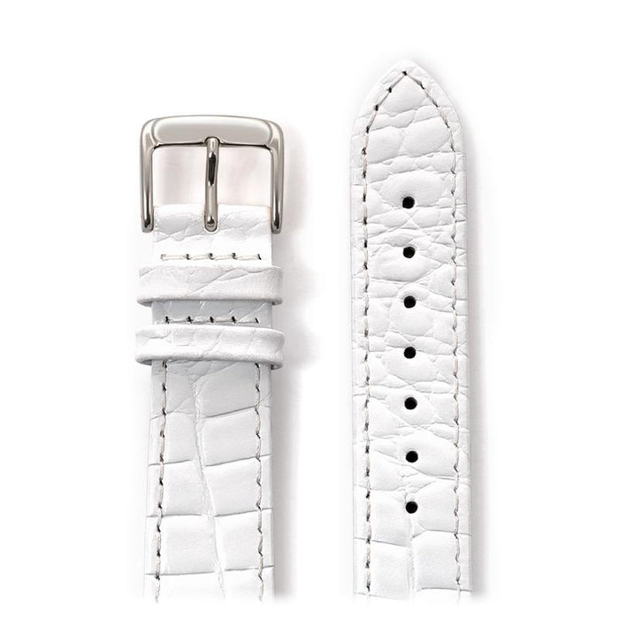 Speidel Men's Alligator Grain Leather Band in Black, Brown, Red and White - Time After Time Watches