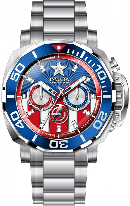 Invicta Men's Marvel Captain 35098 — Time After Time