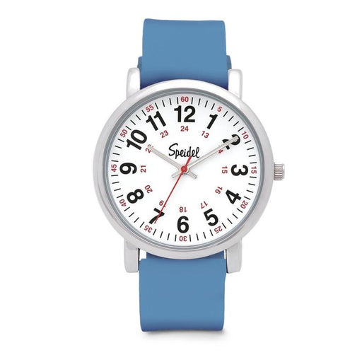 Speidel Scrub Watch with Light Blue Silicone Band