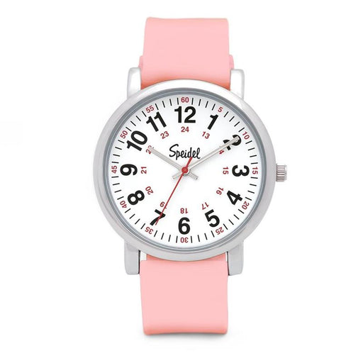 Speidel Scrub Watch with Light Pink Silicone Band