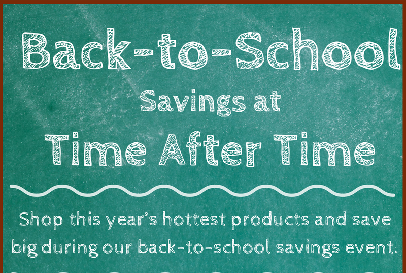 Enjoy Back-to-School Savings on the Season’s Most Popular Watch Brands