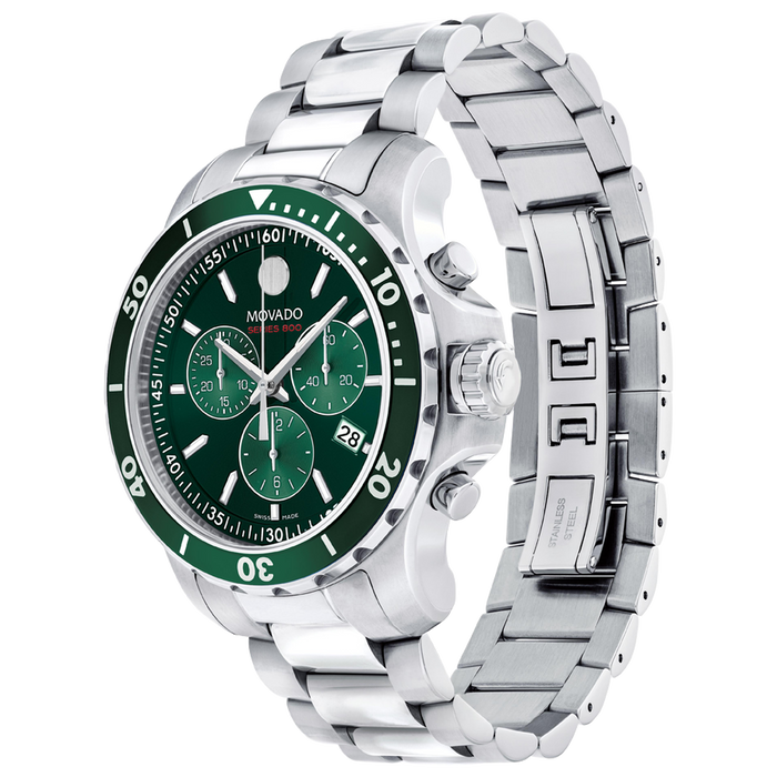 MOVADO Movado Series 800 Green Chrono - 2600179 - Time After Time Watches