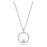Swarovski Creativity pendant, White, Rhodium plated