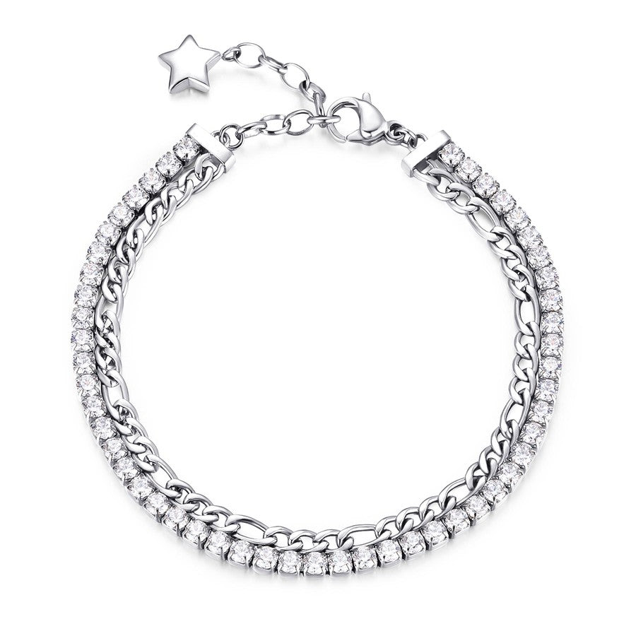 Brosway Italia Brosway Italia Desideri Double Tennis Bracelet BEI045 - Time After Time Watches