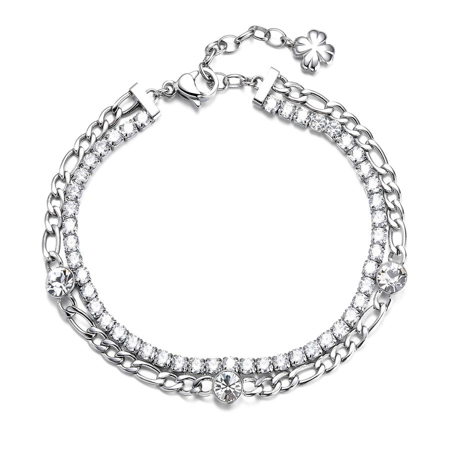 Brosway Italia Brosway Italia Desideri Double Tennis Bracelet BEI047 - Time After Time Watches