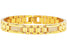 Blackjack Jewelry Blackjack Men's Bracelet Gold-Toned SS & CZ BJB194G - Time After Time Watches