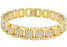 Blackjack Jewelry Blackjack Men's Bracelet Gold-Toned SS & Clear CZ BJB256G - Time After Time Watches