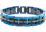 Blackjack Jewelry Blackjack Men's Bracelet Blue & Black-Toned SS BJB277BL - Time After Time Watches