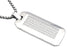Time After Time Blackjack Men's SS Dog Tag Necklace CZ BJP188W - Time After Time Watches