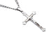Blackjack Jewelry Blackjack Men's SS Crucifix Cross Necklace CZ BJP188W - Time After Time Watches