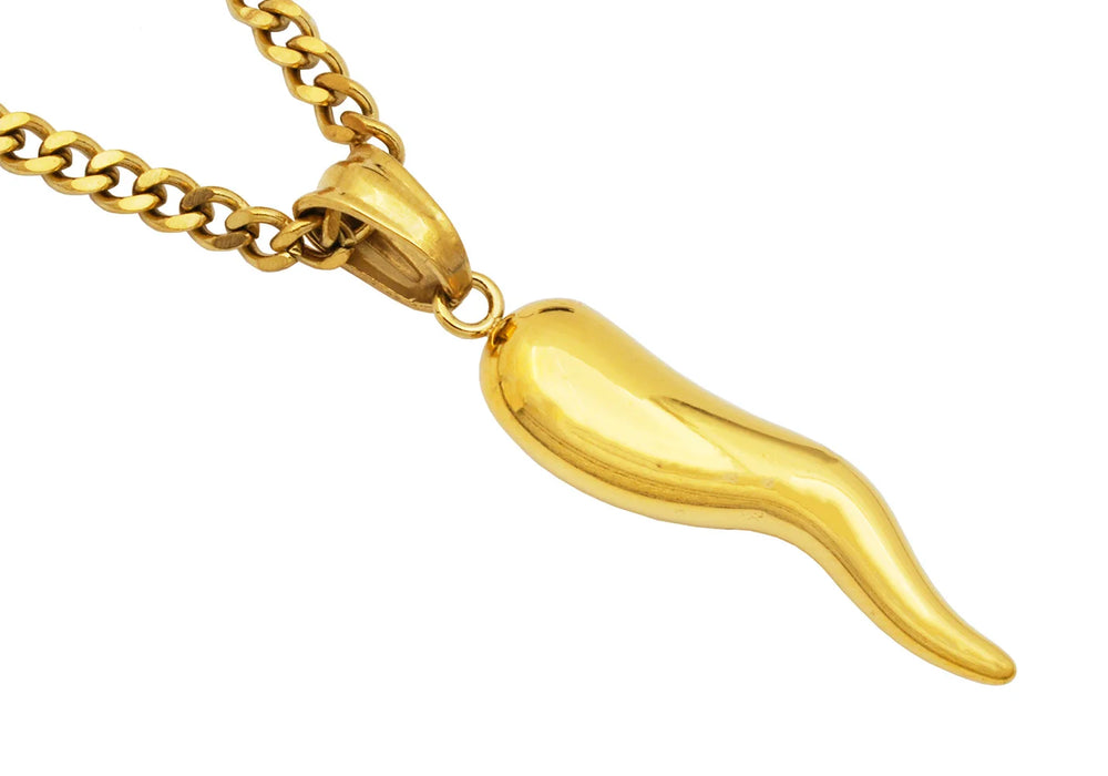 Blackjack Jewelry Small Italian Horn Pendant - Time After Time Watches