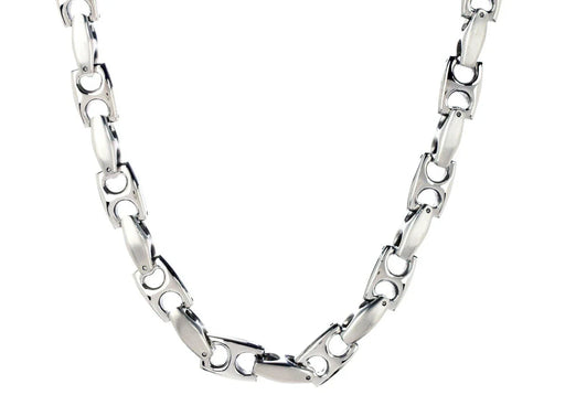 Blackjack Jewelry Stainless Steel Anchor Link Chain Link Necklace - Time After Time Watches