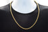 Blackjack Jewelry Blackjack Men's 18k Gold-Plated SS Rope Chain Necklace BJS26NG5M - Time After Time Watches