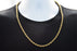 Blackjack Men's 18k Gold-Plated SS Rope Chain Necklace BJS26NG5M