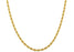 Blackjack Men's 18k Gold-Plated SS Rope Chain Necklace BJS26NG5M