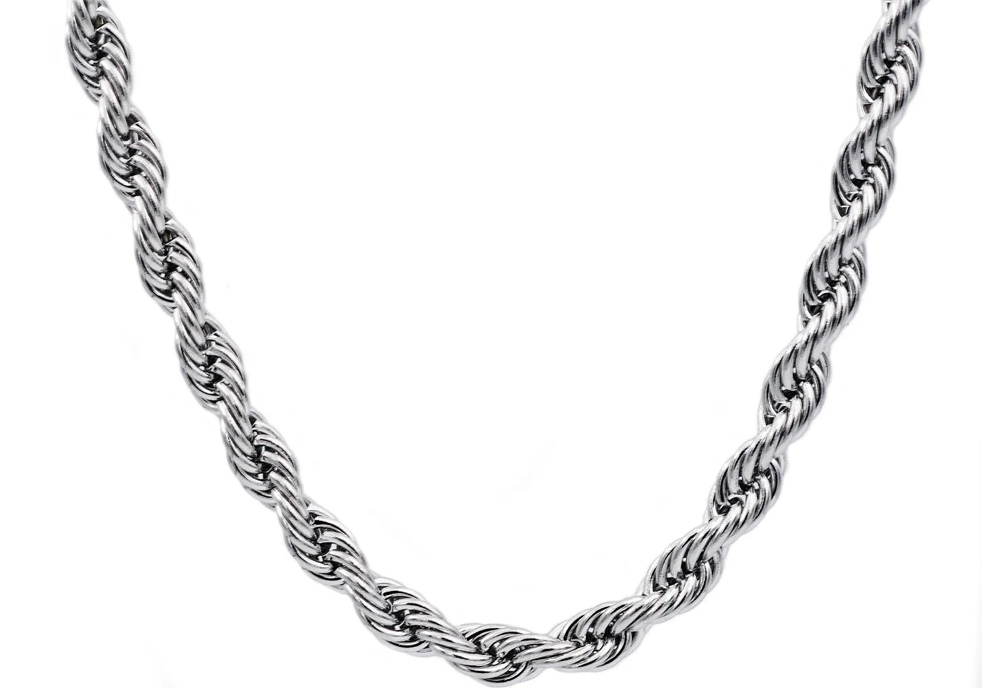 Blackjack Jewelry 5mm Rope Chain Necklace - Time After Time Watches