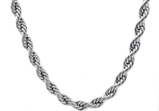 Blackjack Jewelry 5mm Rope Chain Necklace - Time After Time Watches