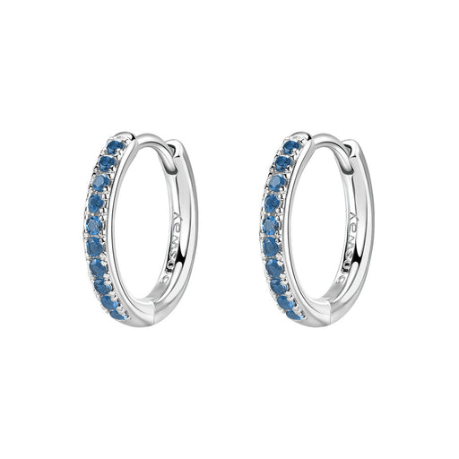 Brosway Italia BROSWAY FANCY FREEDOM BLUE HOOP EARRINGS - Time After Time Watches