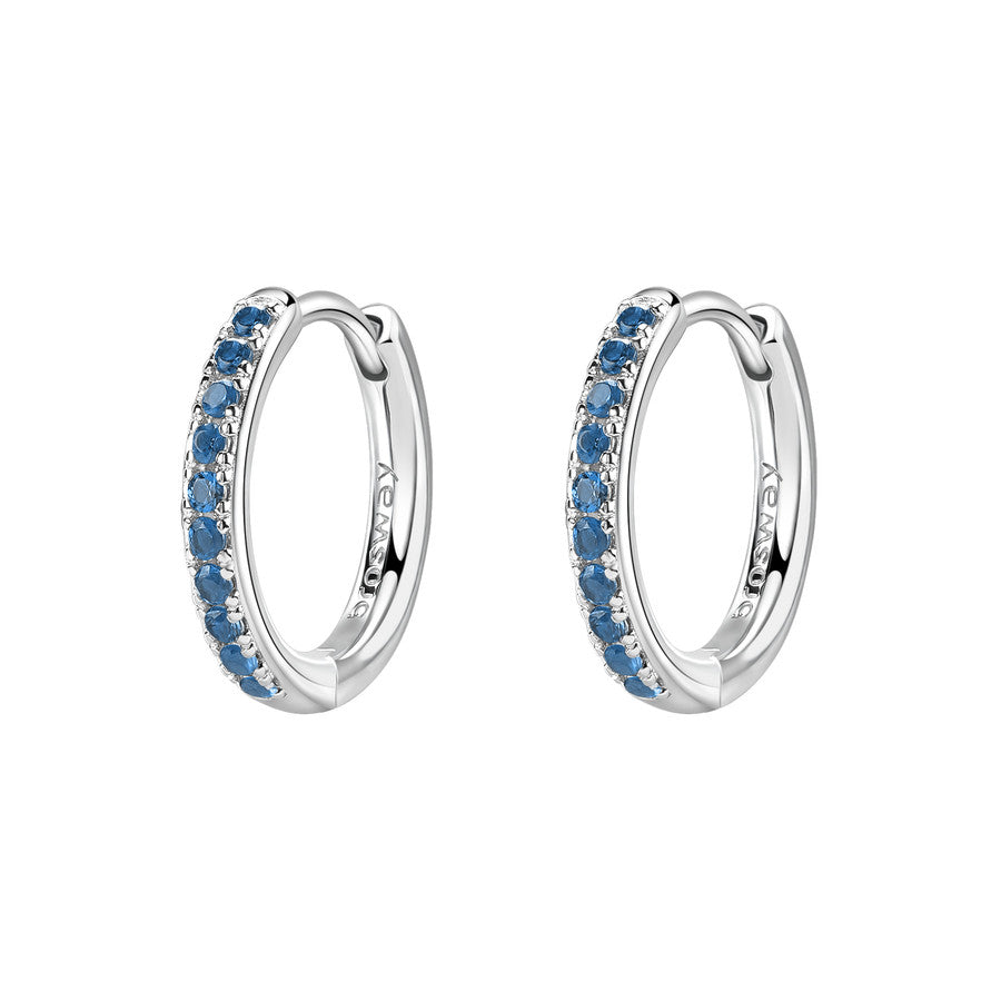 Brosway Italia BROSWAY FANCY FREEDOM BLUE HOOP EARRINGS - Time After Time Watches