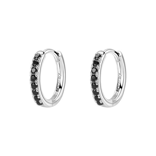 Brosway Italia BROSWAY FANCY MYSTERY BLACK HOOP EARRINGS - Time After Time Watches